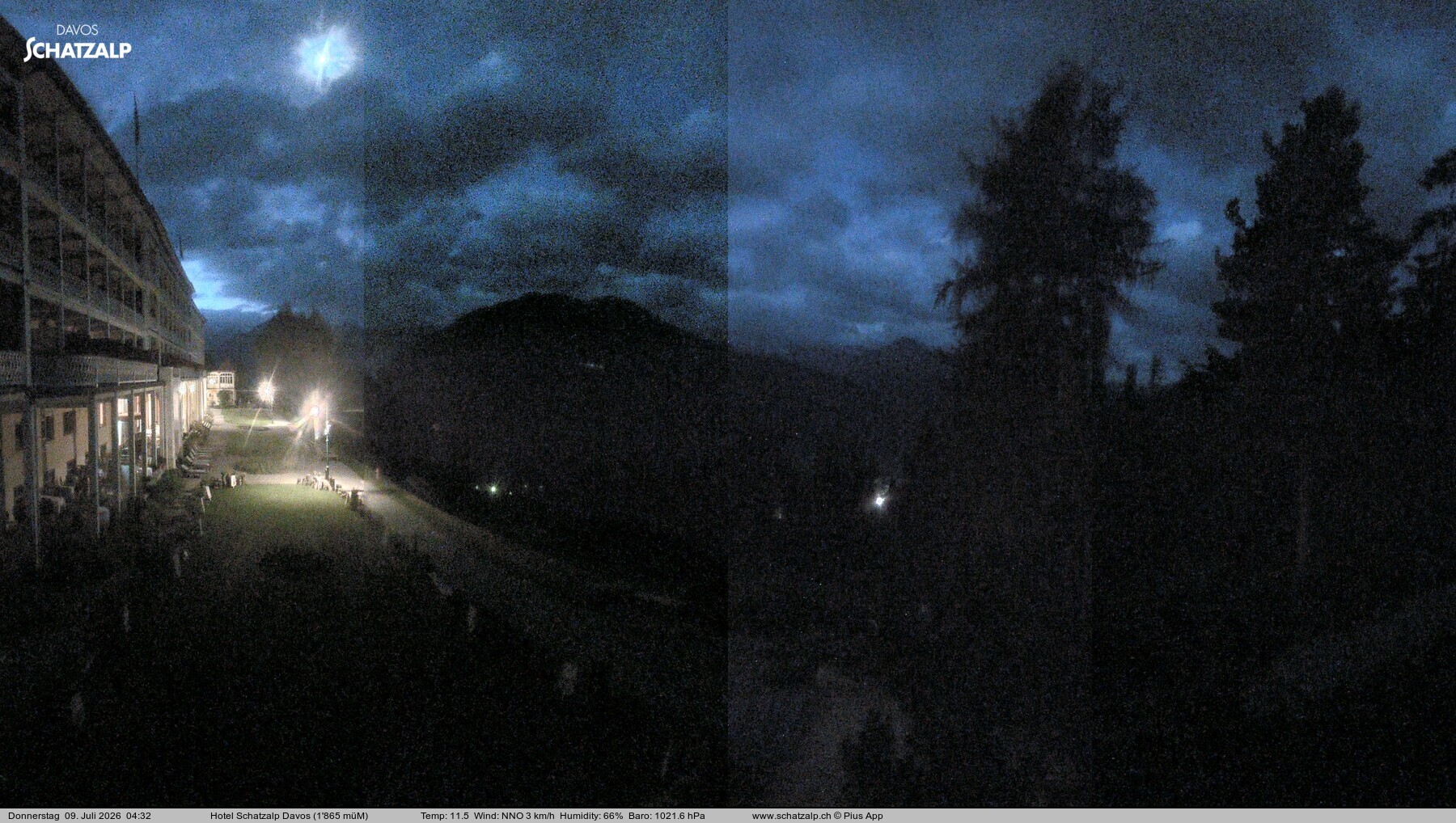 Archiv Foto Webcam Hotel Schatzalp, Davos