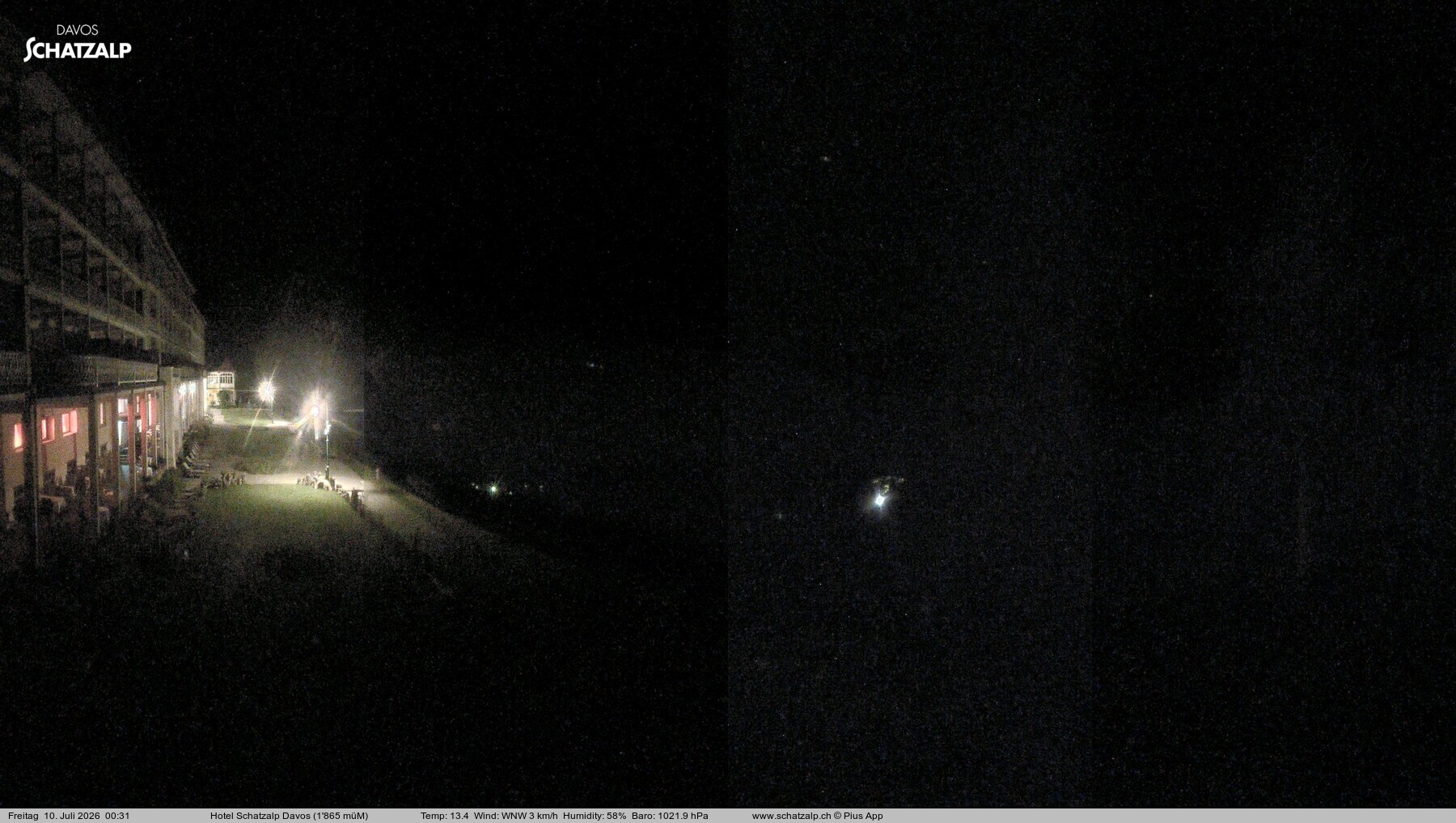 Archiv Foto Webcam Hotel Schatzalp, Davos