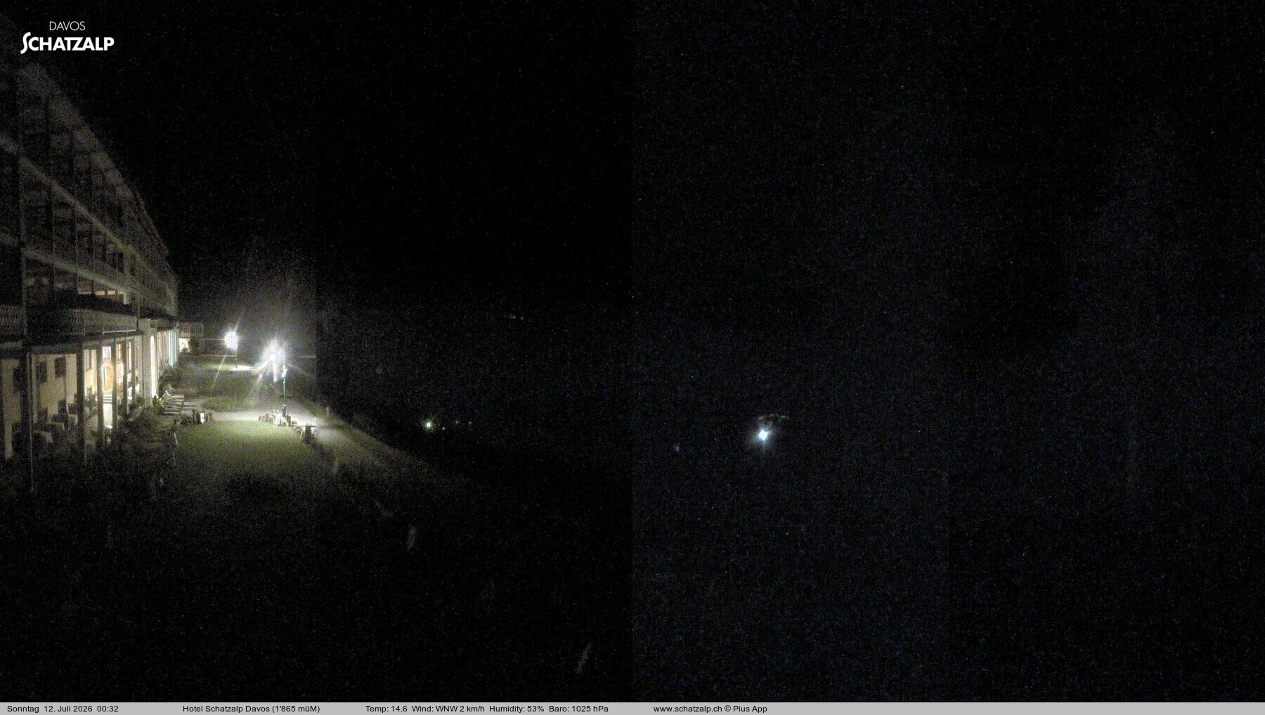 Archiv Foto Webcam Hotel Schatzalp, Davos