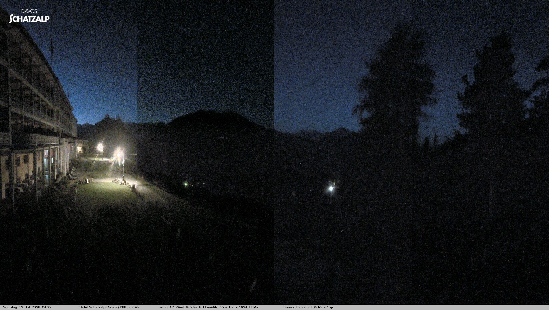 Archiv Foto Webcam Hotel Schatzalp, Davos