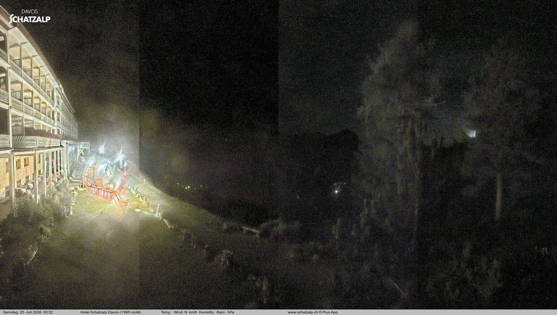 Archiv Foto Webcam Hotel Schatzalp, Davos