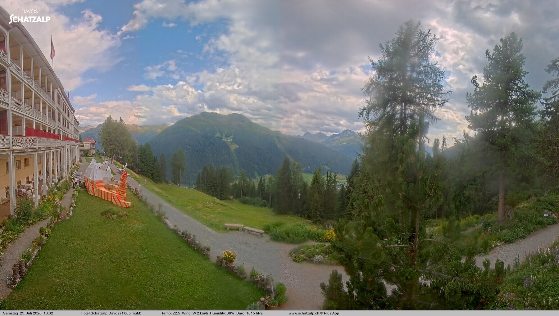 Archiv Foto Webcam Hotel Schatzalp, Davos