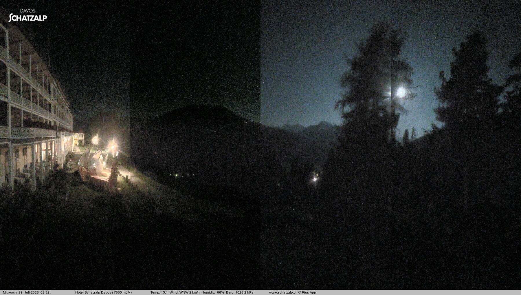 Archiv Foto Webcam Hotel Schatzalp, Davos