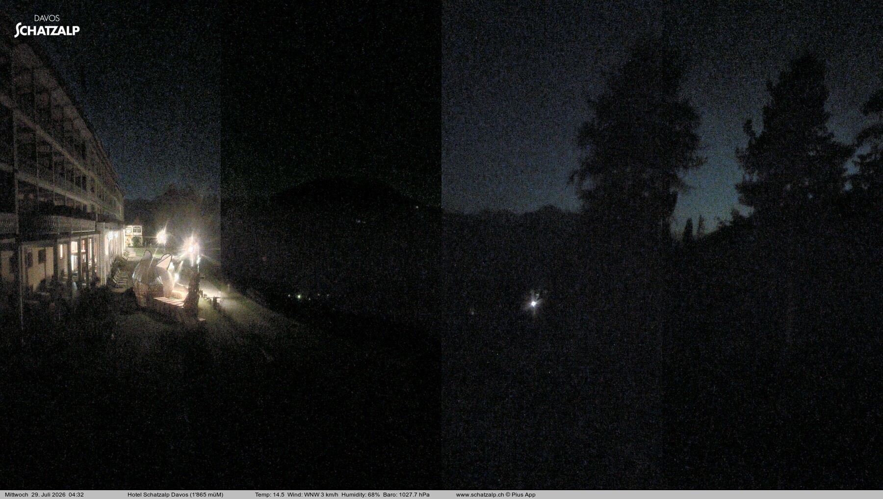 Archiv Foto Webcam Hotel Schatzalp, Davos