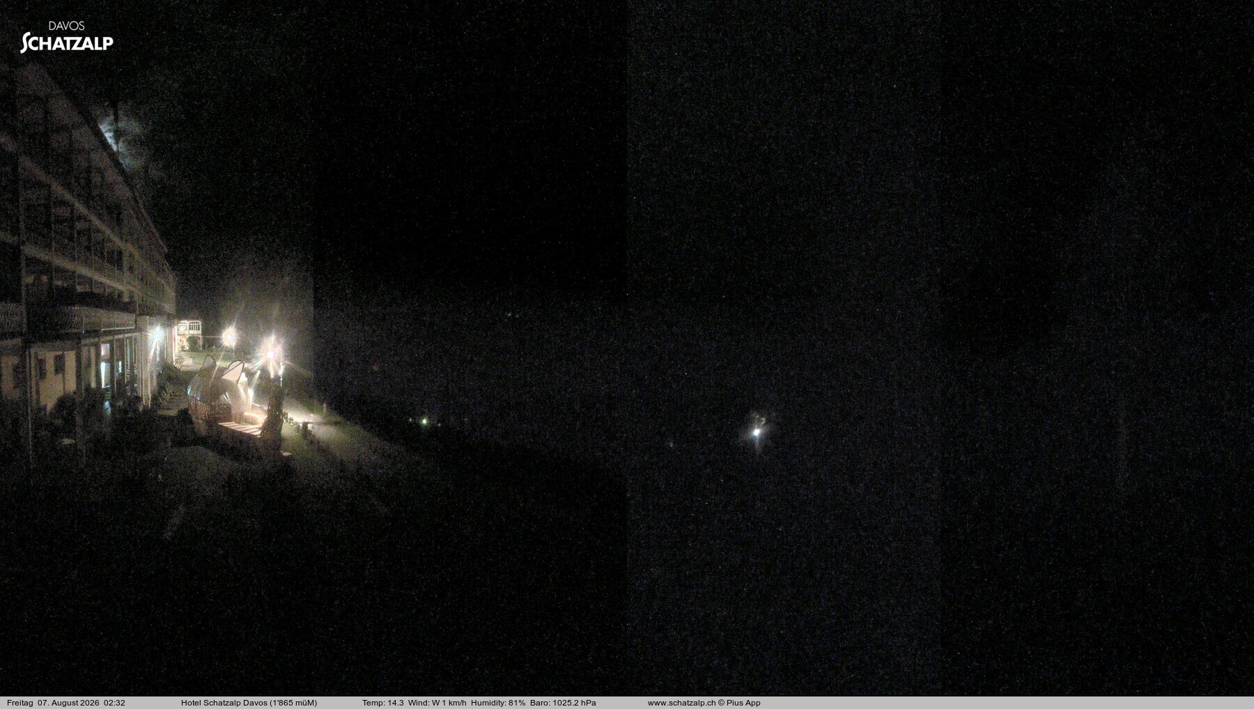 Archiv Foto Webcam Hotel Schatzalp, Davos