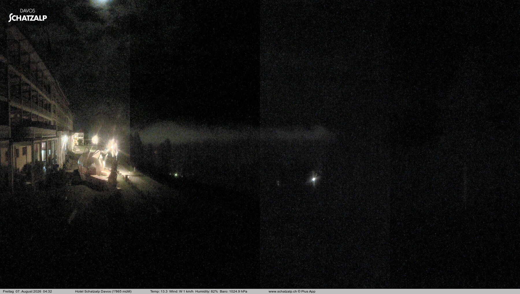 Archiv Foto Webcam Hotel Schatzalp, Davos