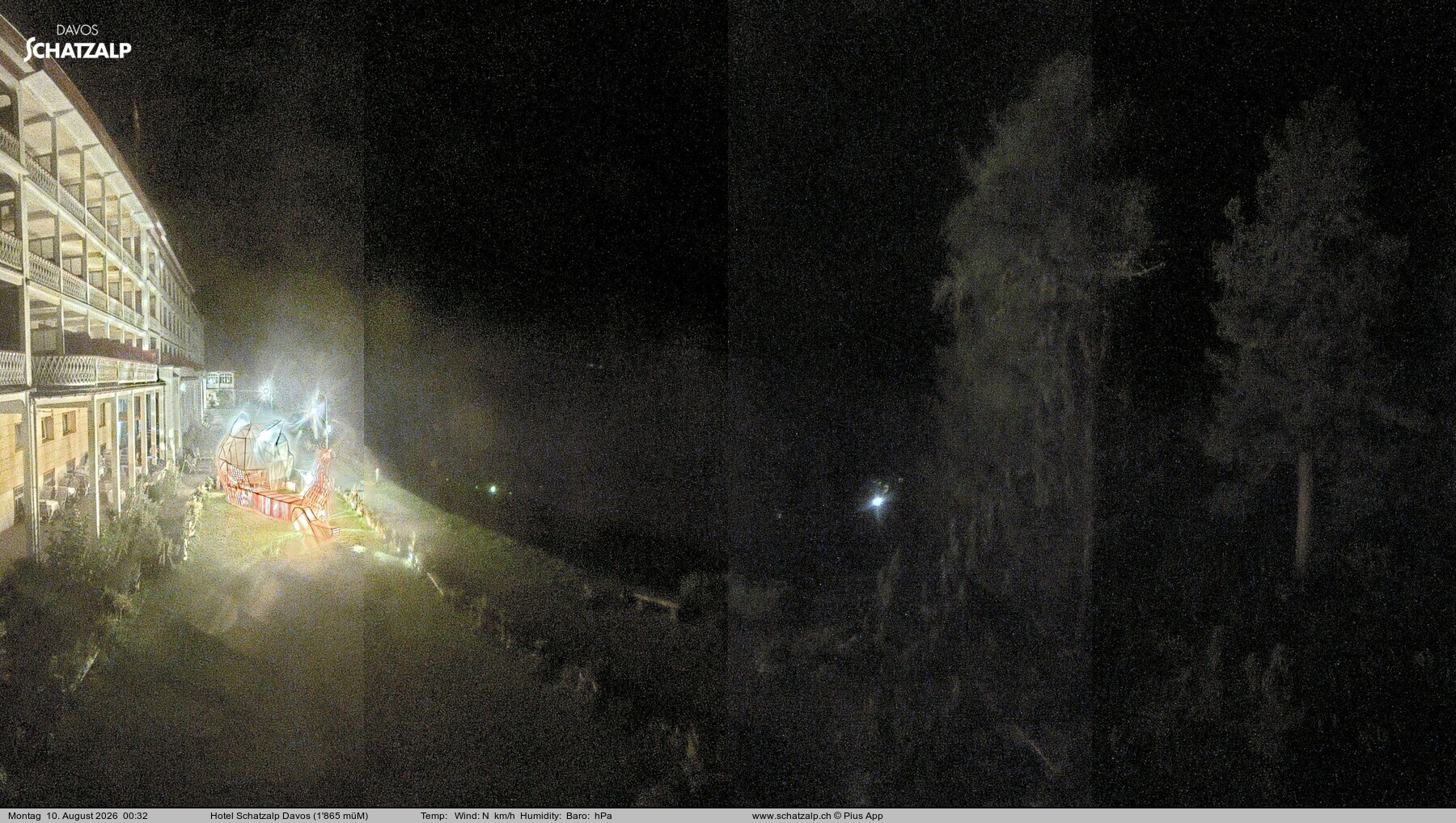 Archiv Foto Webcam Hotel Schatzalp, Davos