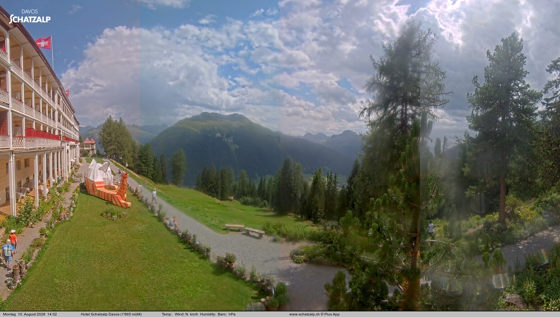 Archiv Foto Webcam Hotel Schatzalp, Davos