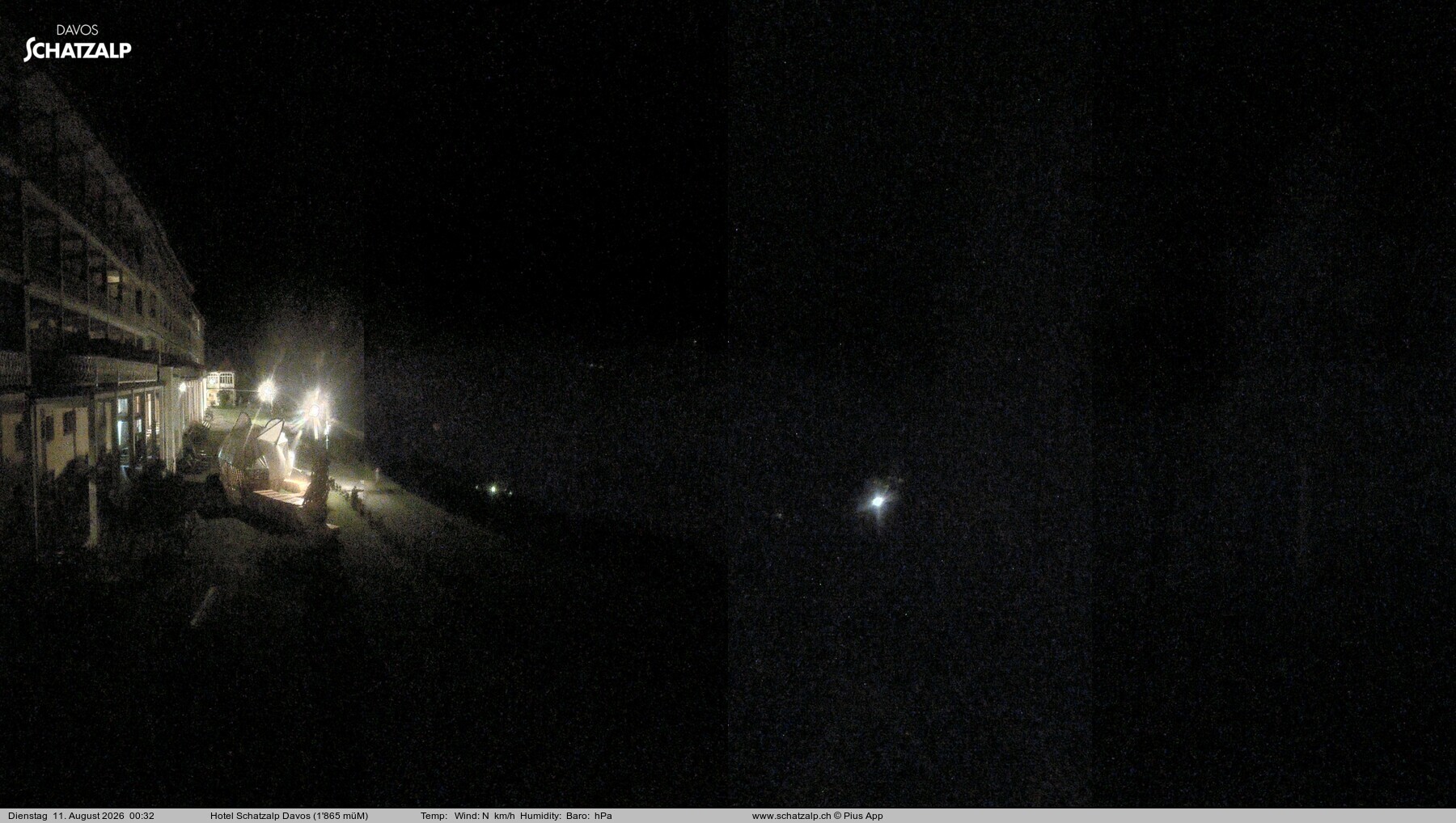 Archiv Foto Webcam Hotel Schatzalp, Davos