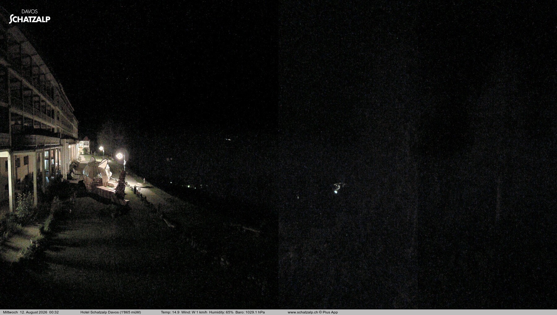 Archiv Foto Webcam Hotel Schatzalp, Davos
