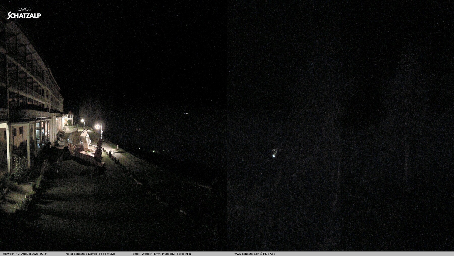 Archiv Foto Webcam Hotel Schatzalp, Davos