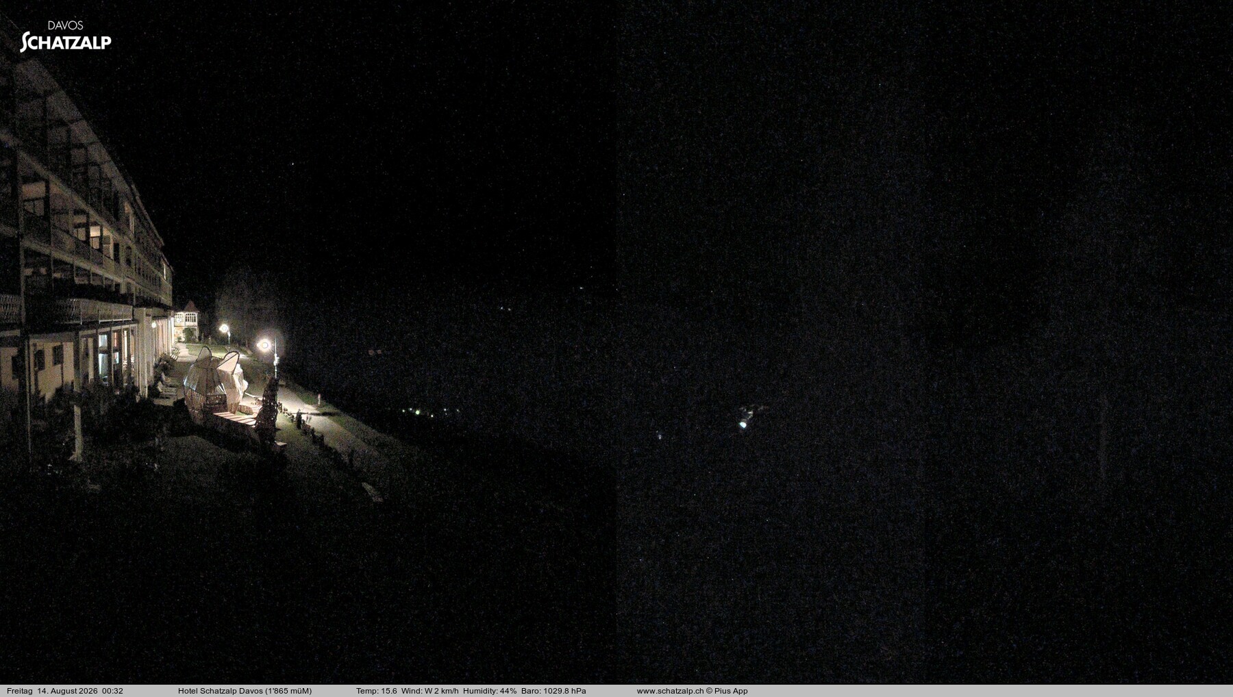 Archiv Foto Webcam Hotel Schatzalp, Davos