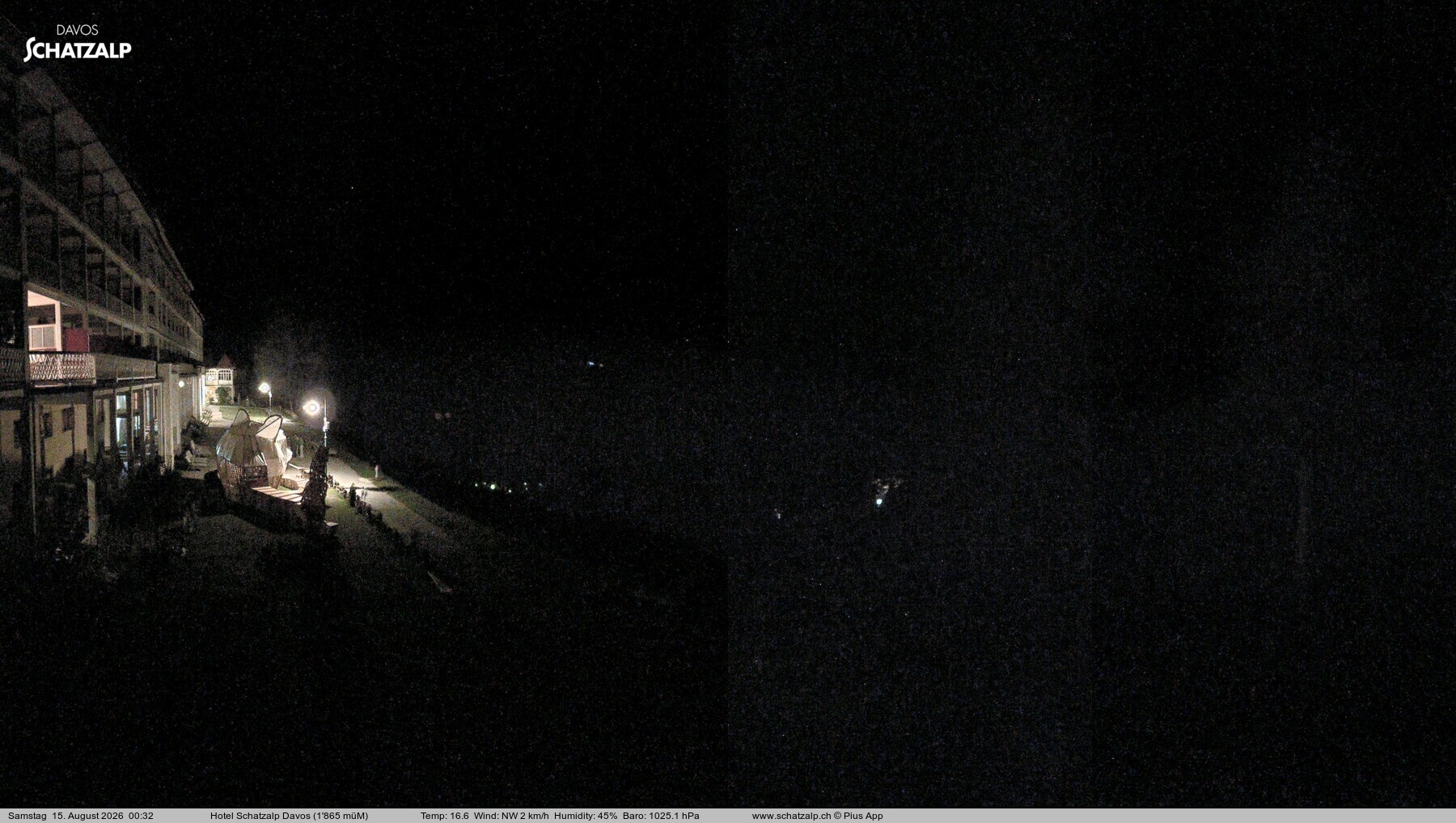 Archiv Foto Webcam Hotel Schatzalp, Davos
