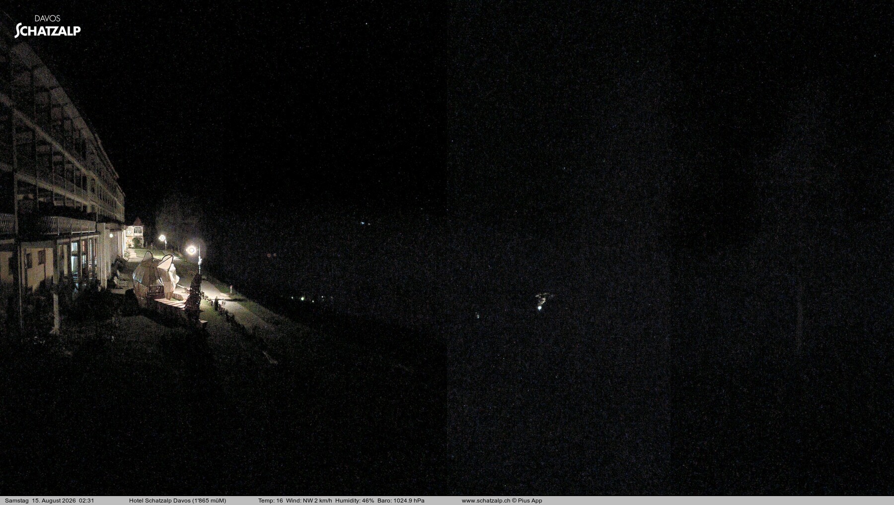 Archiv Foto Webcam Hotel Schatzalp, Davos