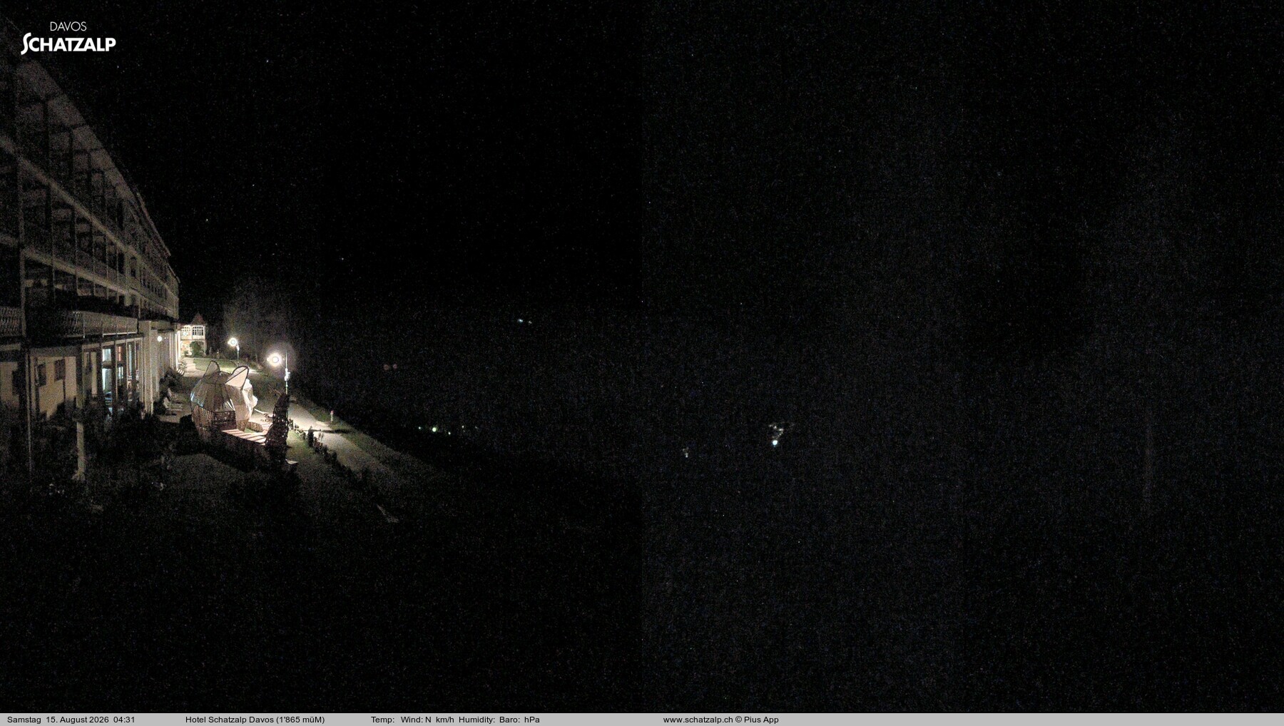 Archiv Foto Webcam Hotel Schatzalp, Davos