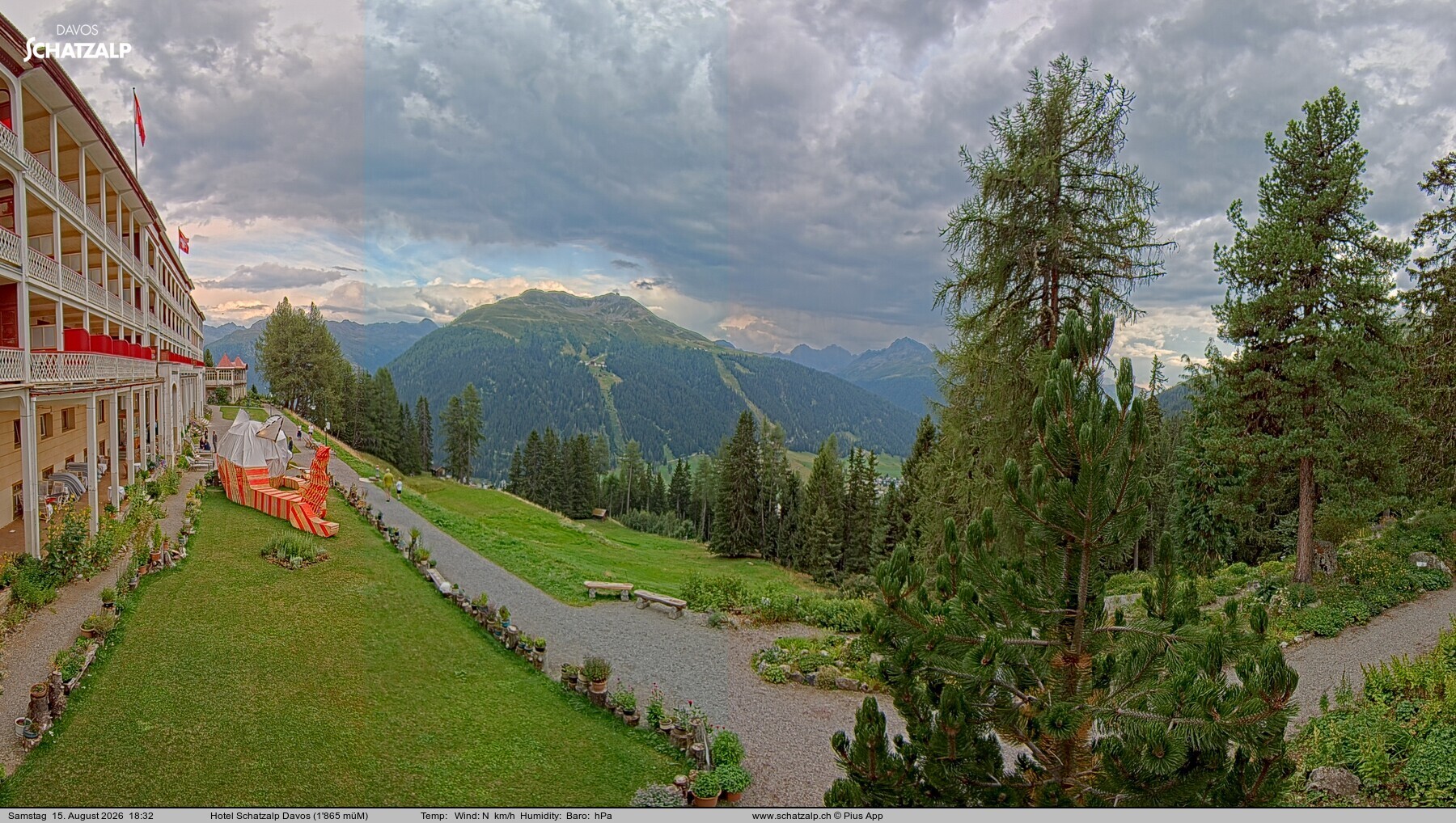 Archiv Foto Webcam Hotel Schatzalp, Davos