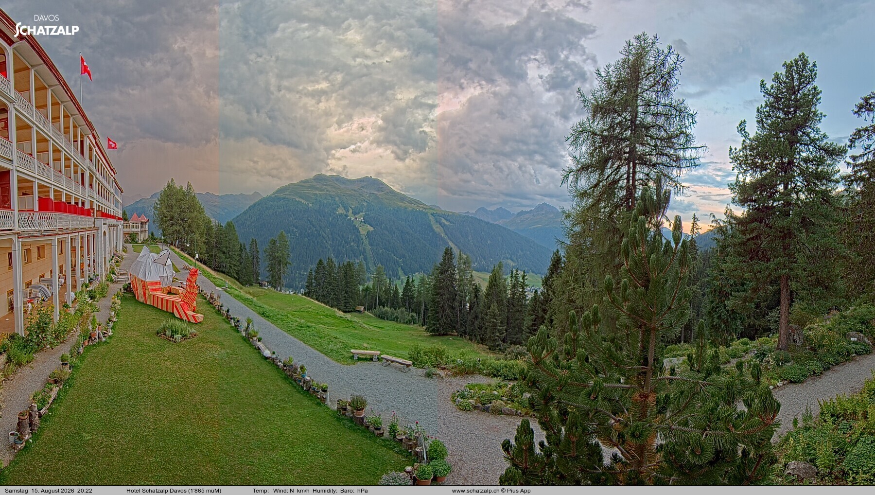 Archiv Foto Webcam Hotel Schatzalp, Davos