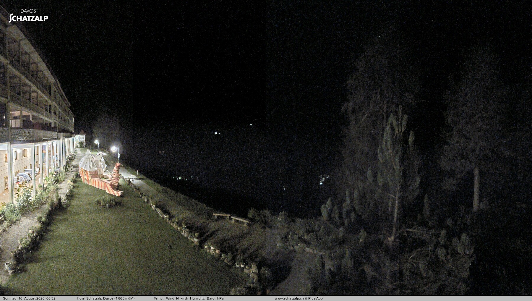 Archiv Foto Webcam Hotel Schatzalp, Davos