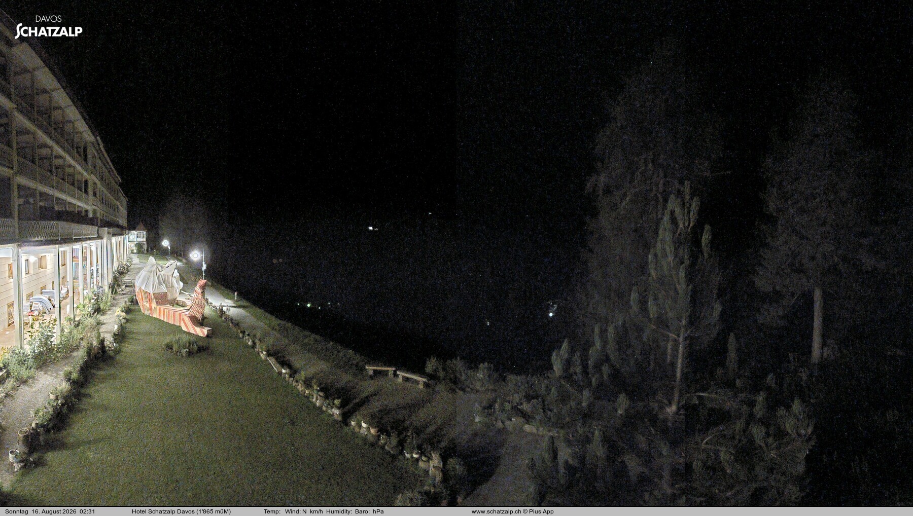 Archiv Foto Webcam Hotel Schatzalp, Davos