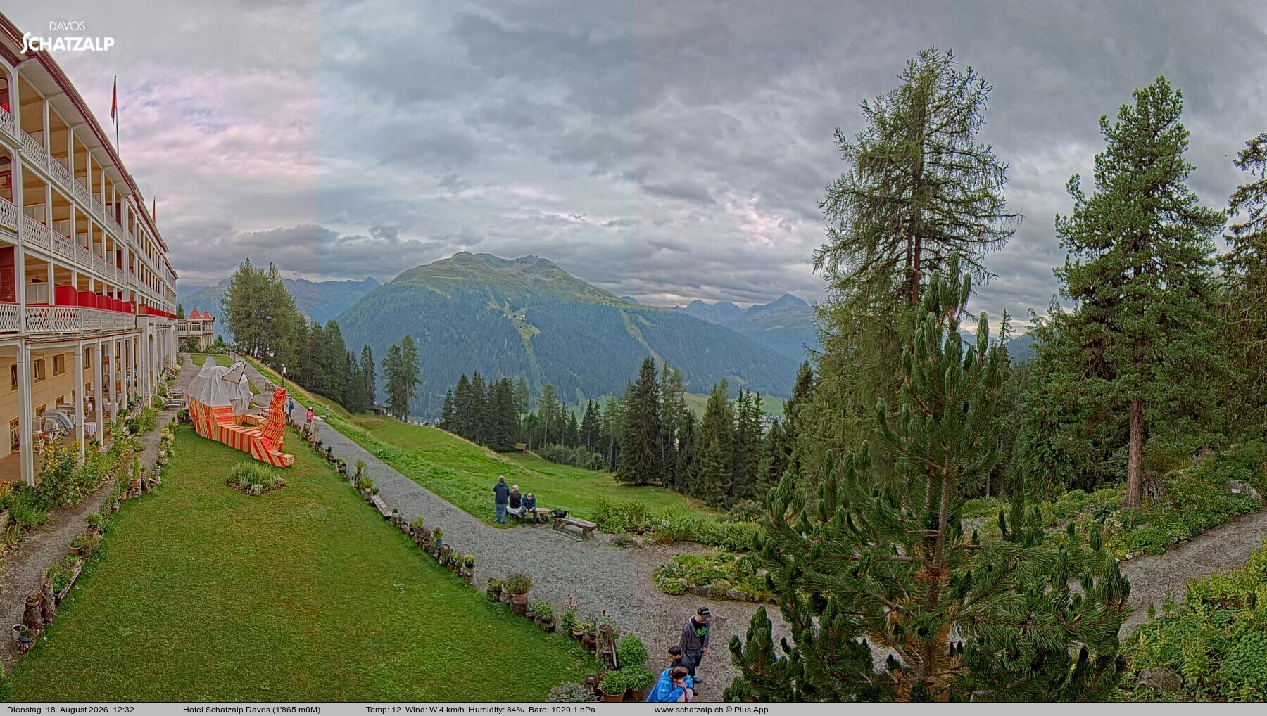 Archiv Foto Webcam Hotel Schatzalp, Davos