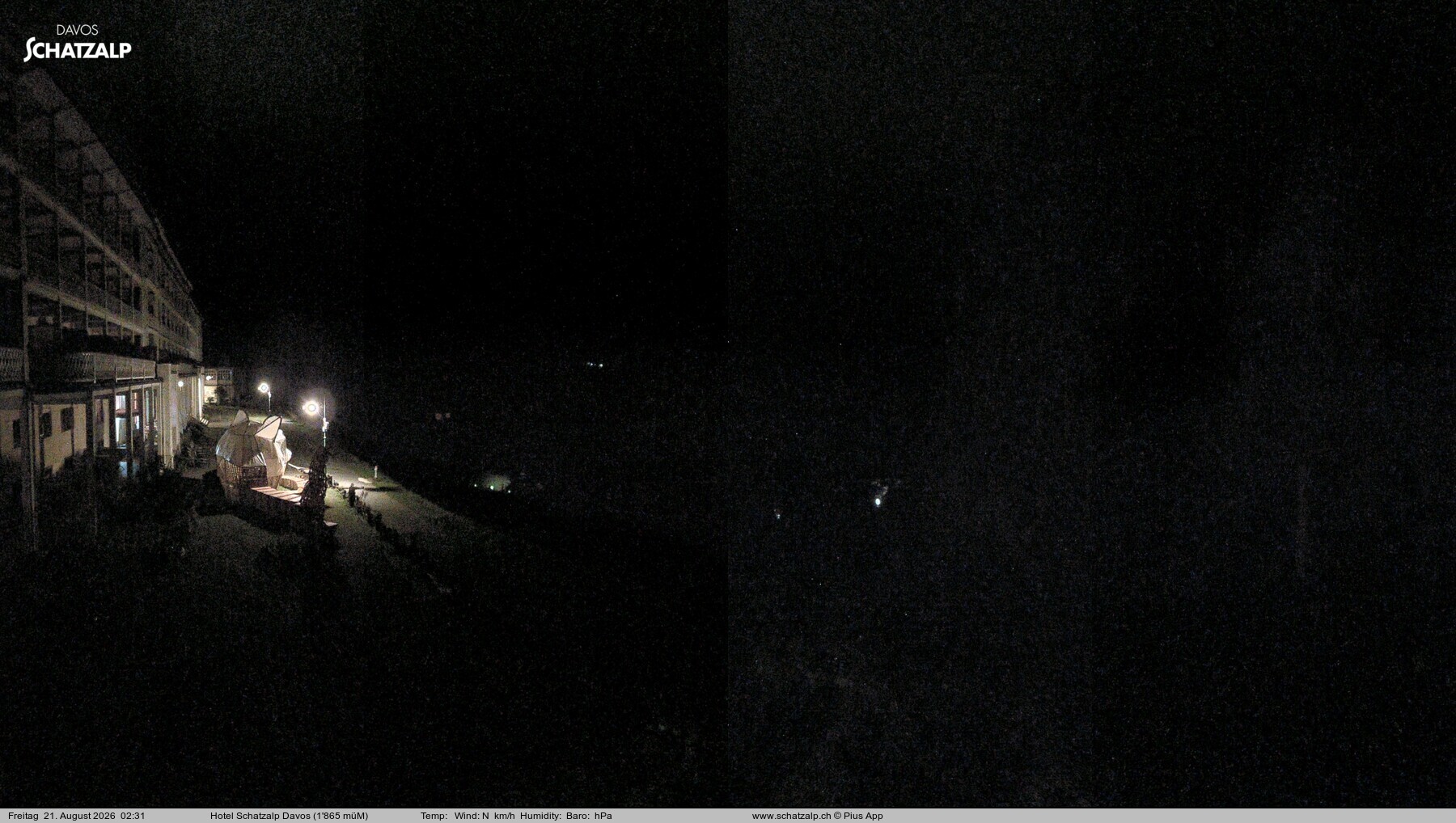 Archiv Foto Webcam Hotel Schatzalp, Davos