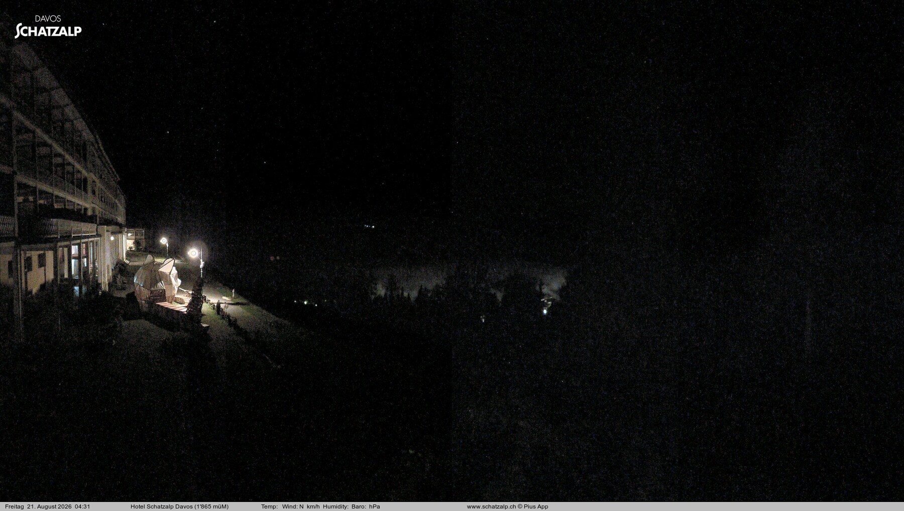 Archiv Foto Webcam Hotel Schatzalp, Davos
