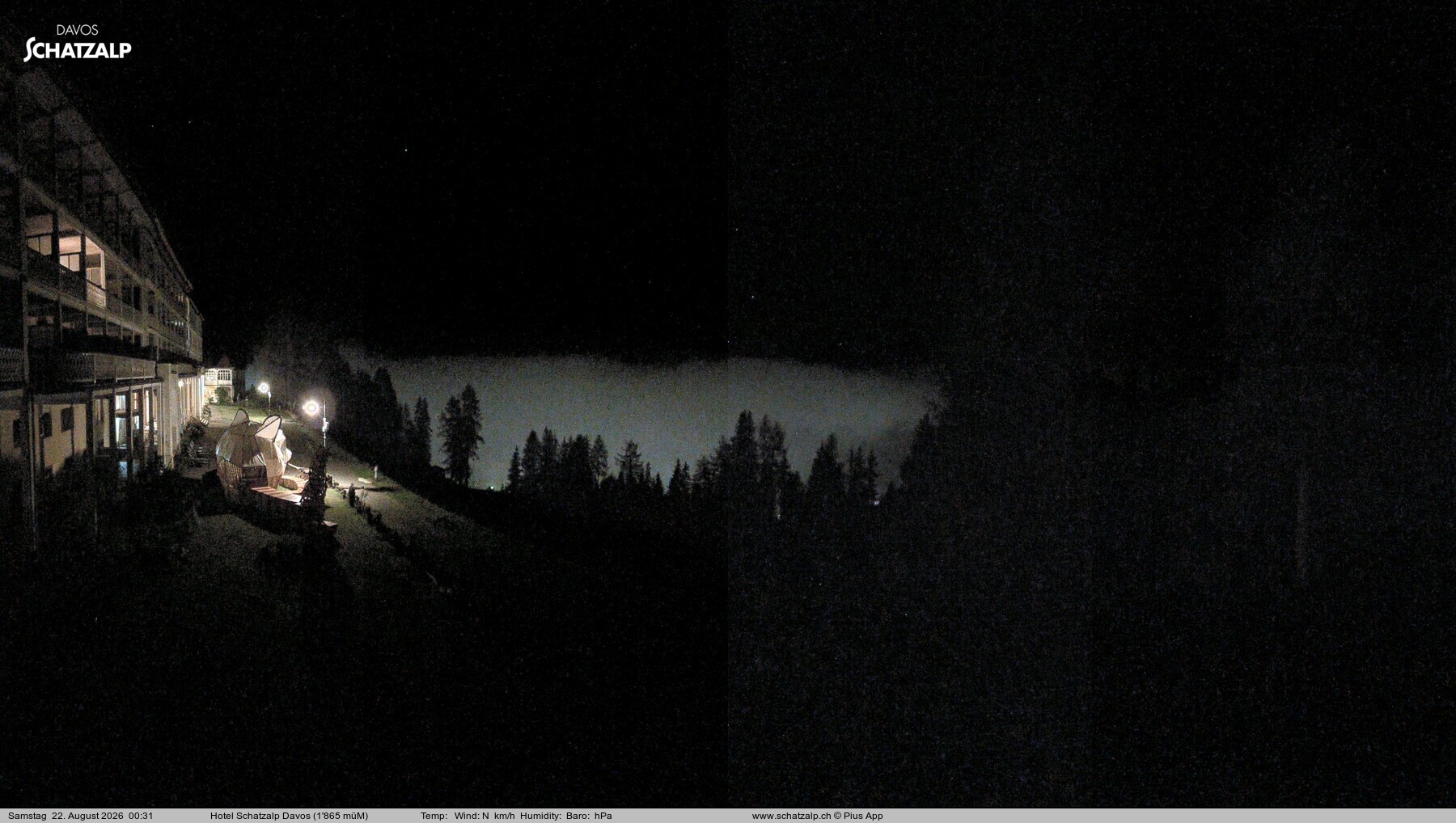 Archiv Foto Webcam Hotel Schatzalp, Davos