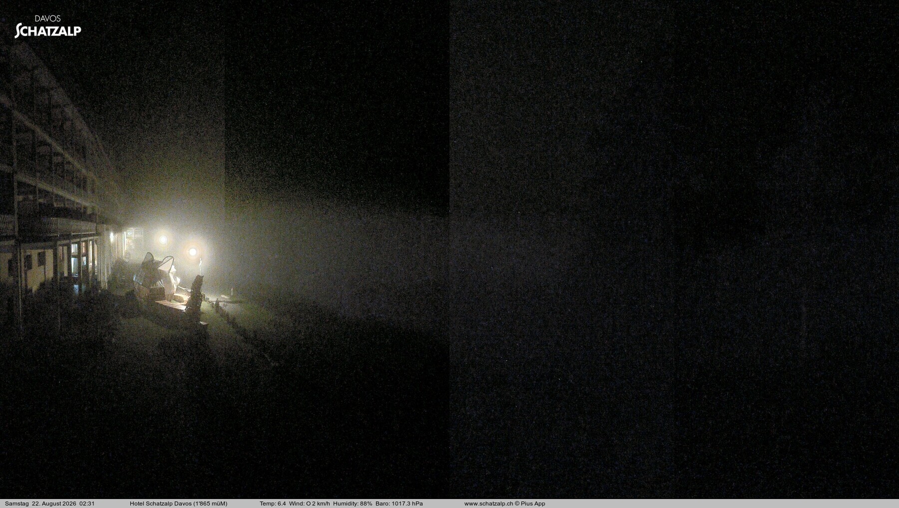 Archiv Foto Webcam Hotel Schatzalp, Davos