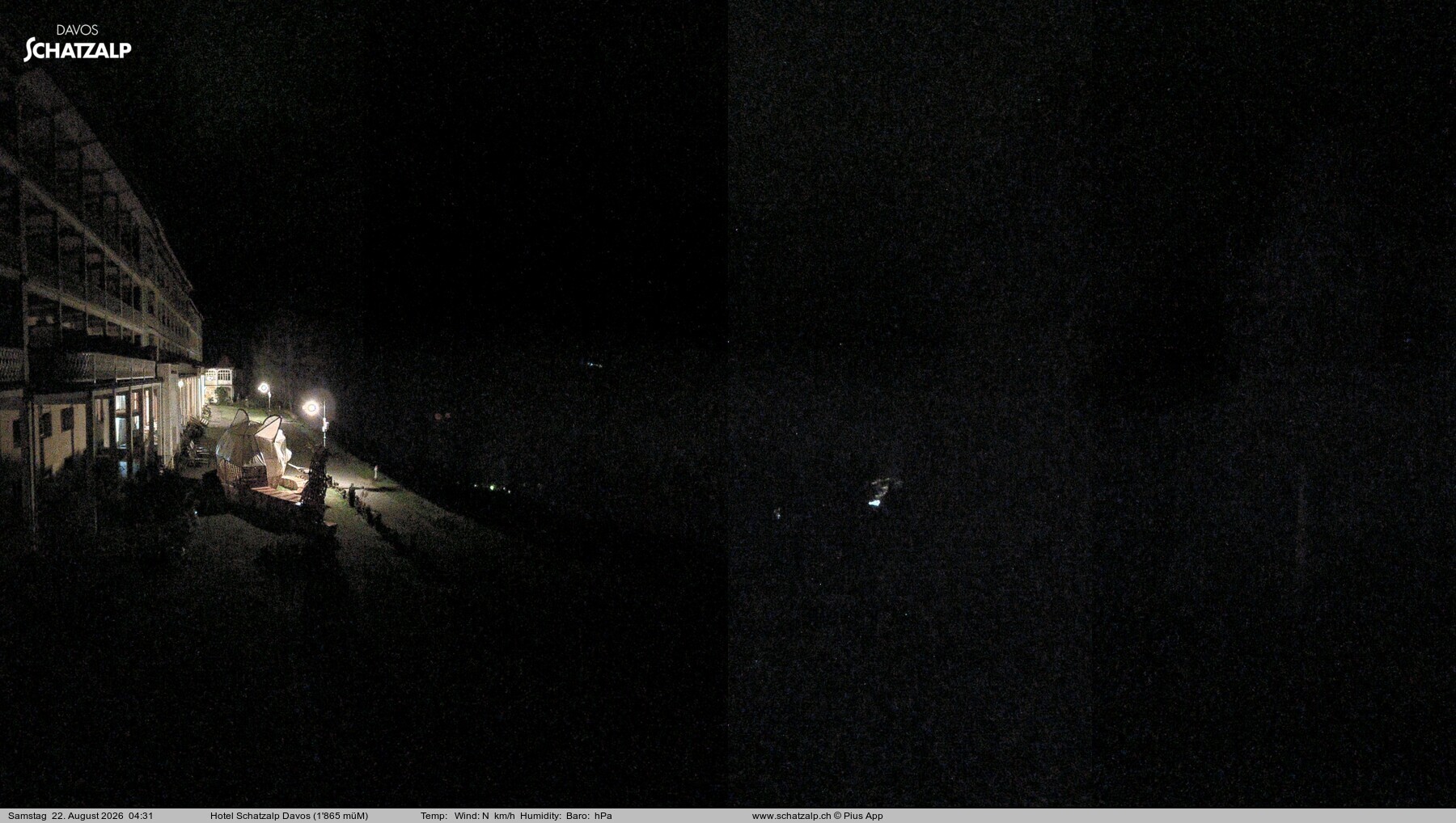 Archiv Foto Webcam Hotel Schatzalp, Davos
