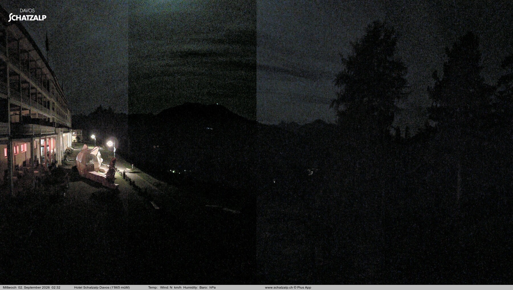 Archiv Foto Webcam Hotel Schatzalp, Davos