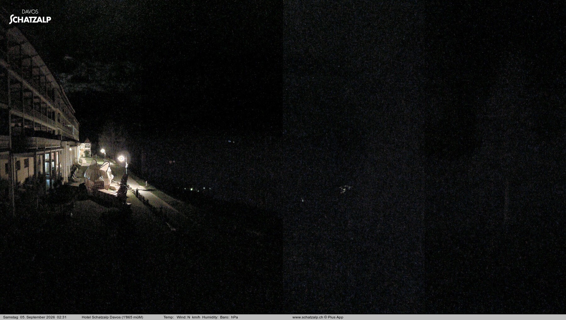 Archiv Foto Webcam Hotel Schatzalp, Davos