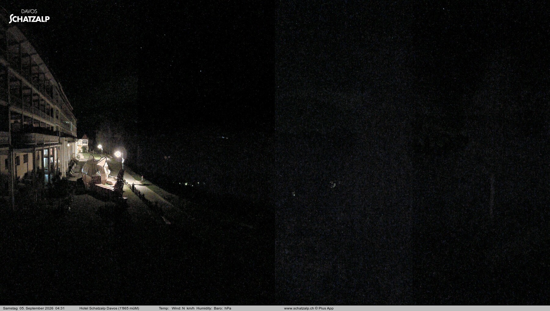 Archiv Foto Webcam Hotel Schatzalp, Davos
