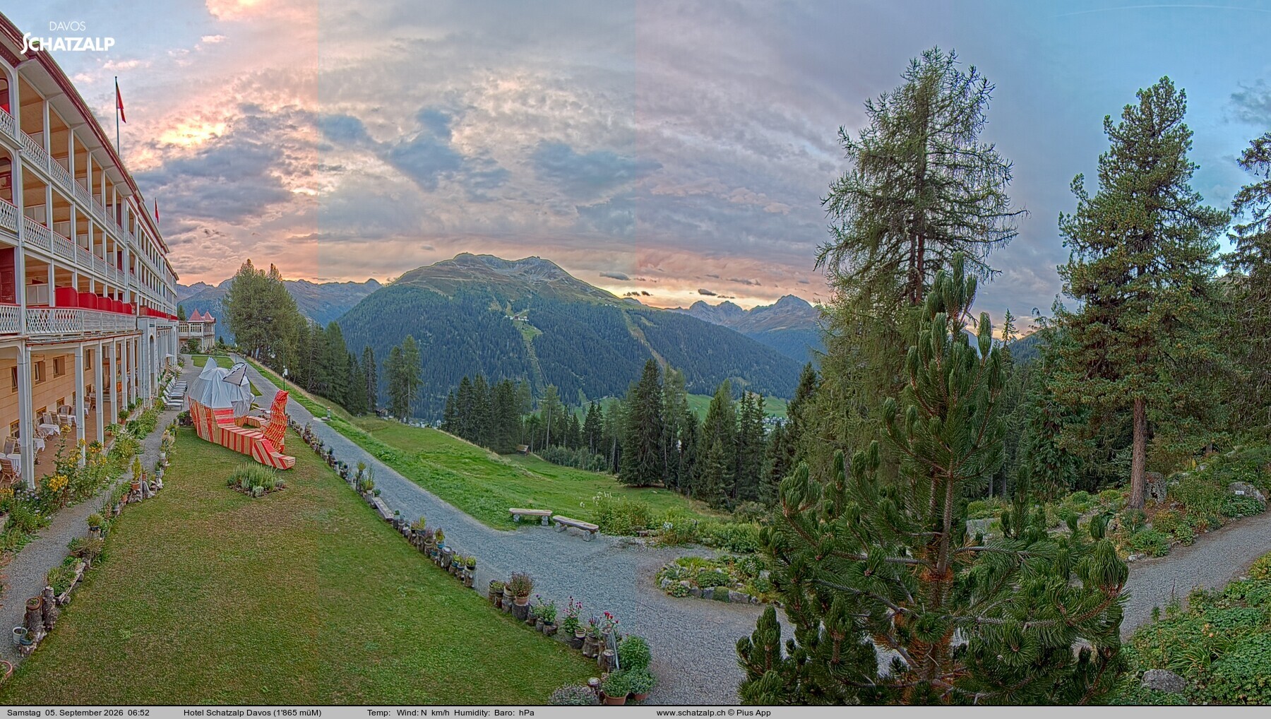 Archiv Foto Webcam Hotel Schatzalp, Davos