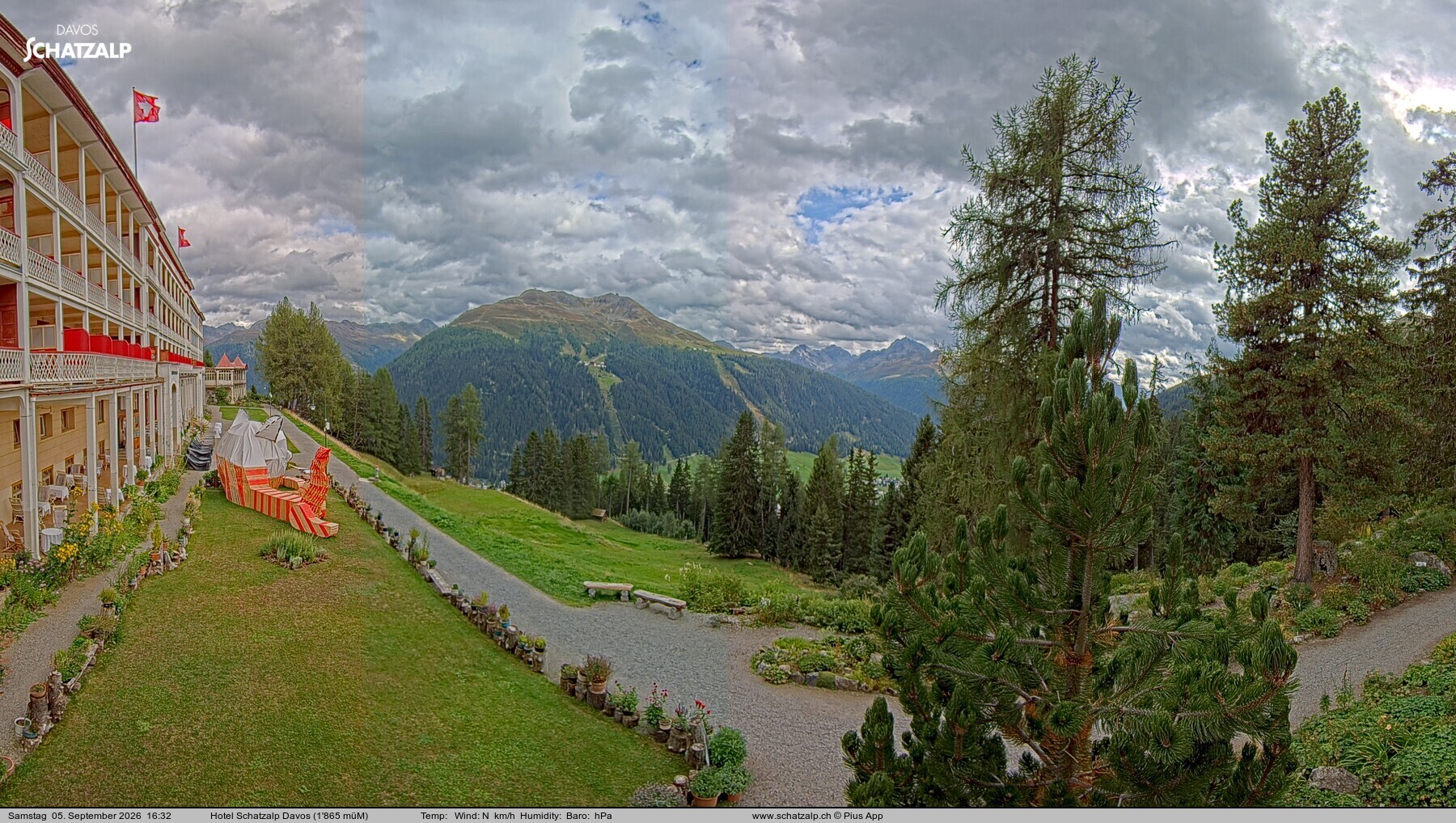 Archiv Foto Webcam Hotel Schatzalp, Davos