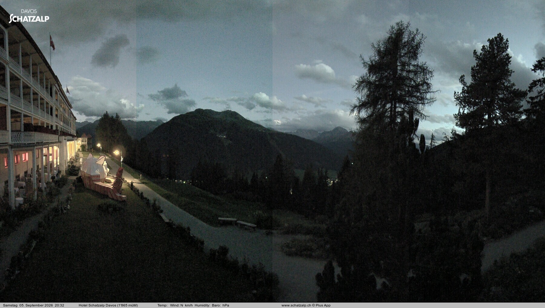 Archiv Foto Webcam Hotel Schatzalp, Davos