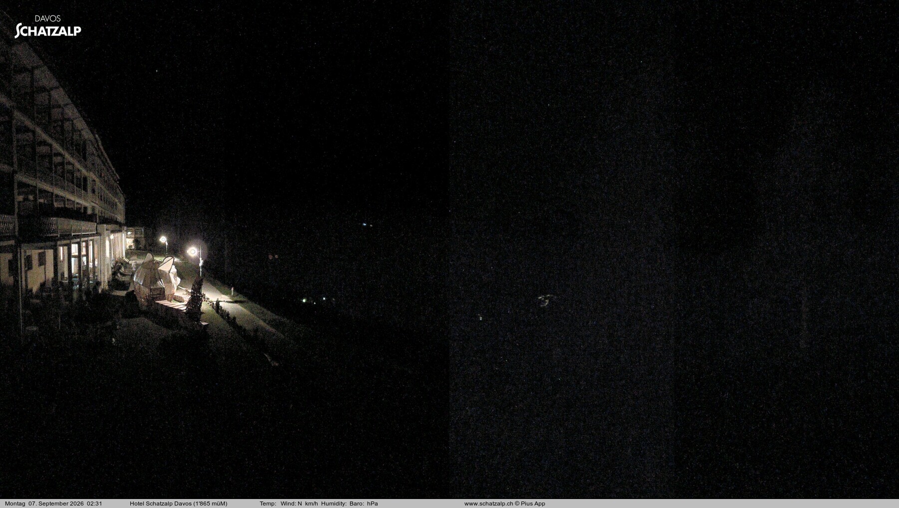 Archiv Foto Webcam Hotel Schatzalp, Davos