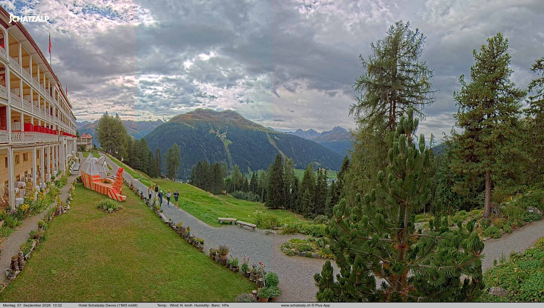 Archiv Foto Webcam Hotel Schatzalp, Davos