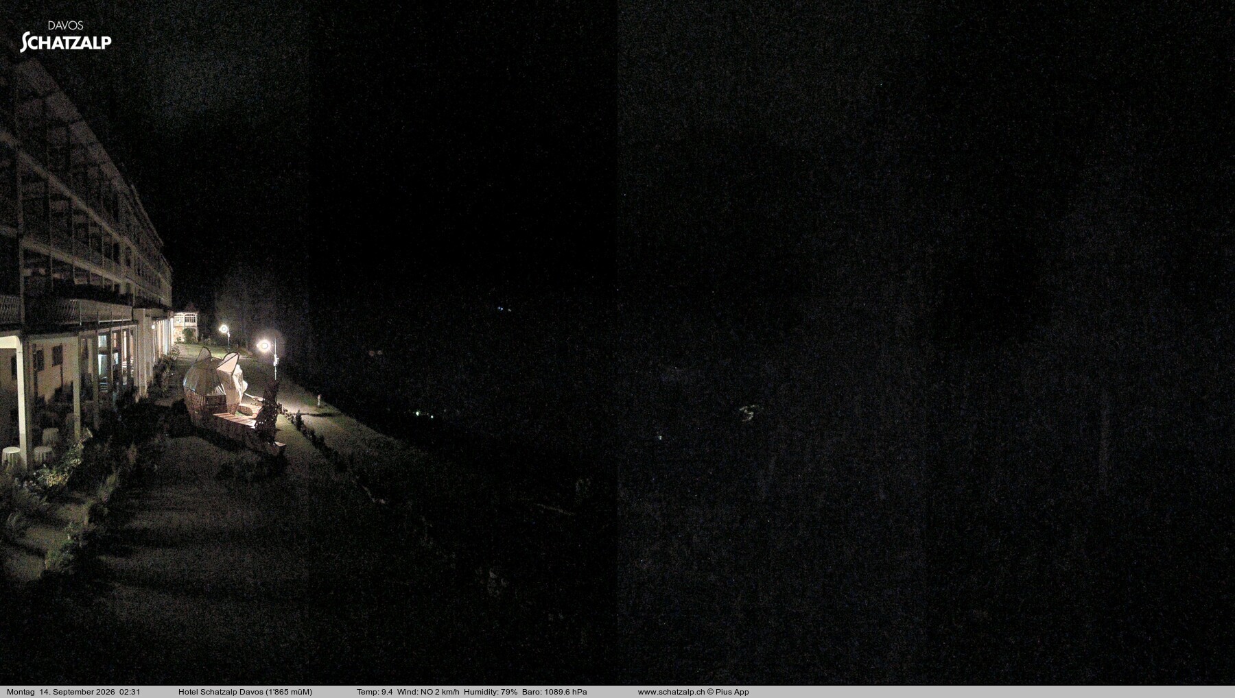 Archiv Foto Webcam Hotel Schatzalp, Davos