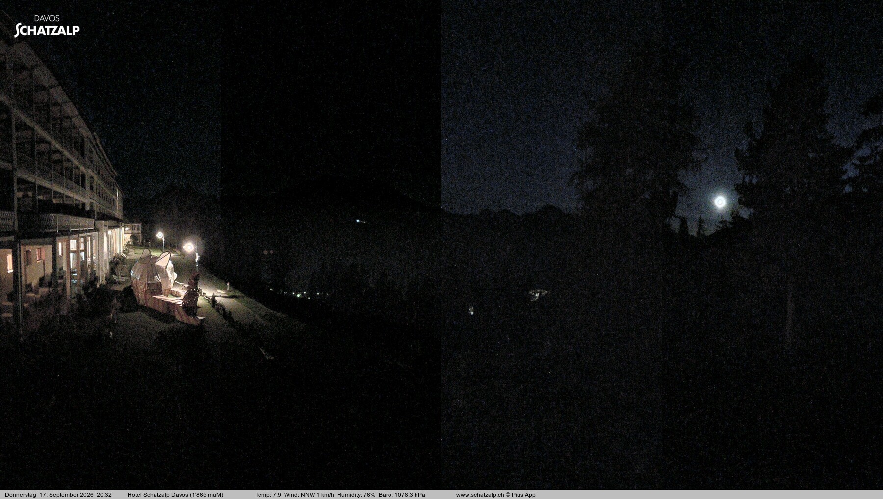 Archiv Foto Webcam Hotel Schatzalp, Davos