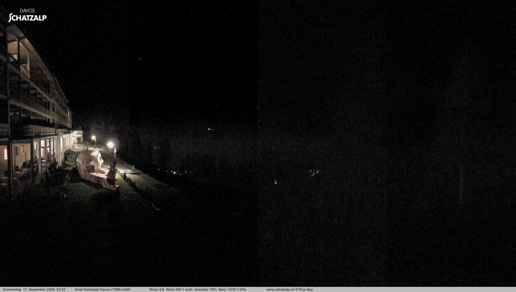 Archiv Foto Webcam Hotel Schatzalp, Davos
