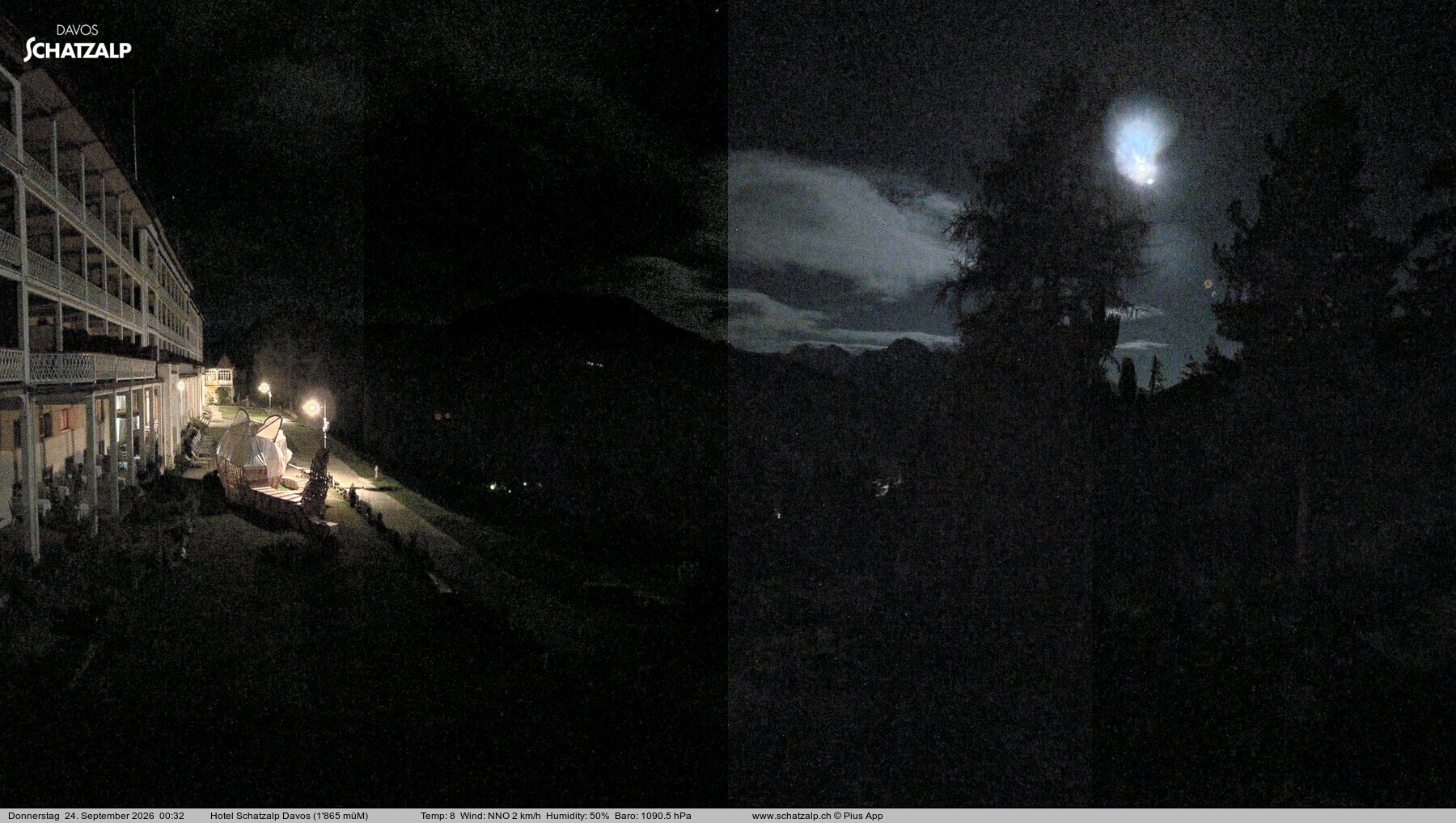 Archiv Foto Webcam Hotel Schatzalp, Davos