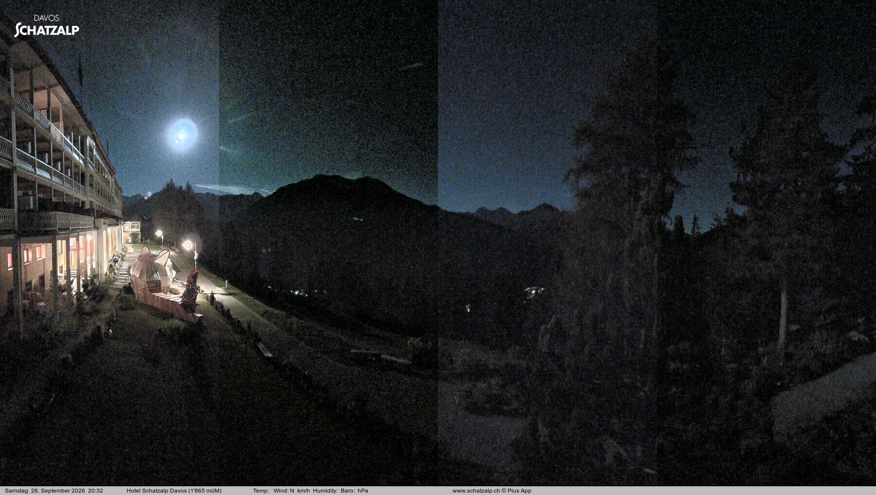 Archived image Webcam Schatzalp Hotel, Davos