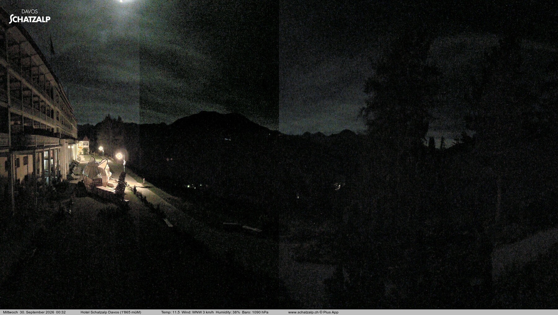 Archiv Foto Webcam Hotel Schatzalp, Davos