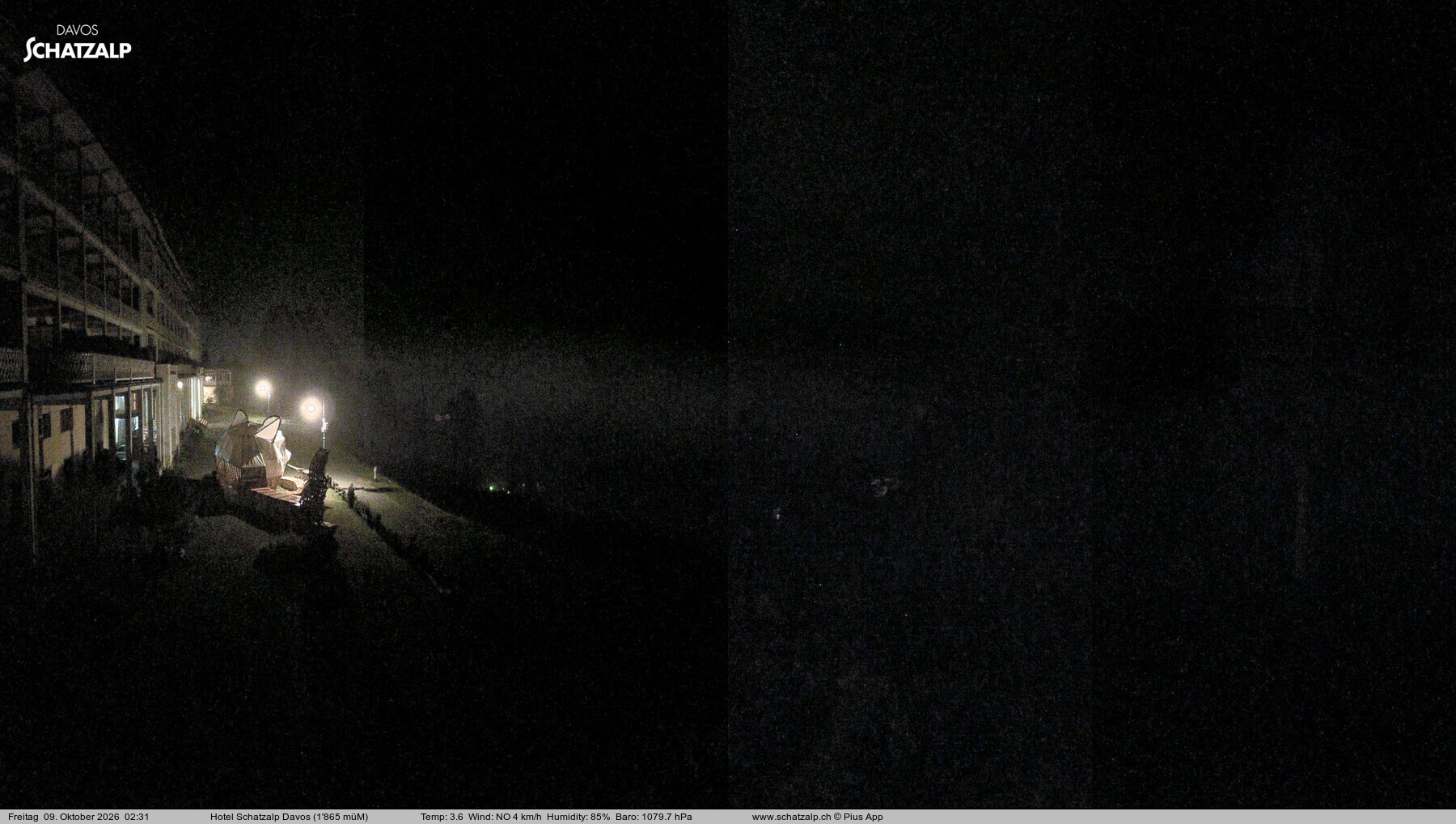 Archiv Foto Webcam Hotel Schatzalp, Davos