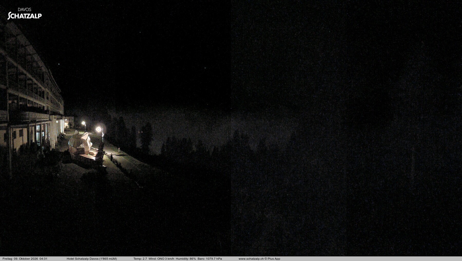 Archiv Foto Webcam Hotel Schatzalp, Davos