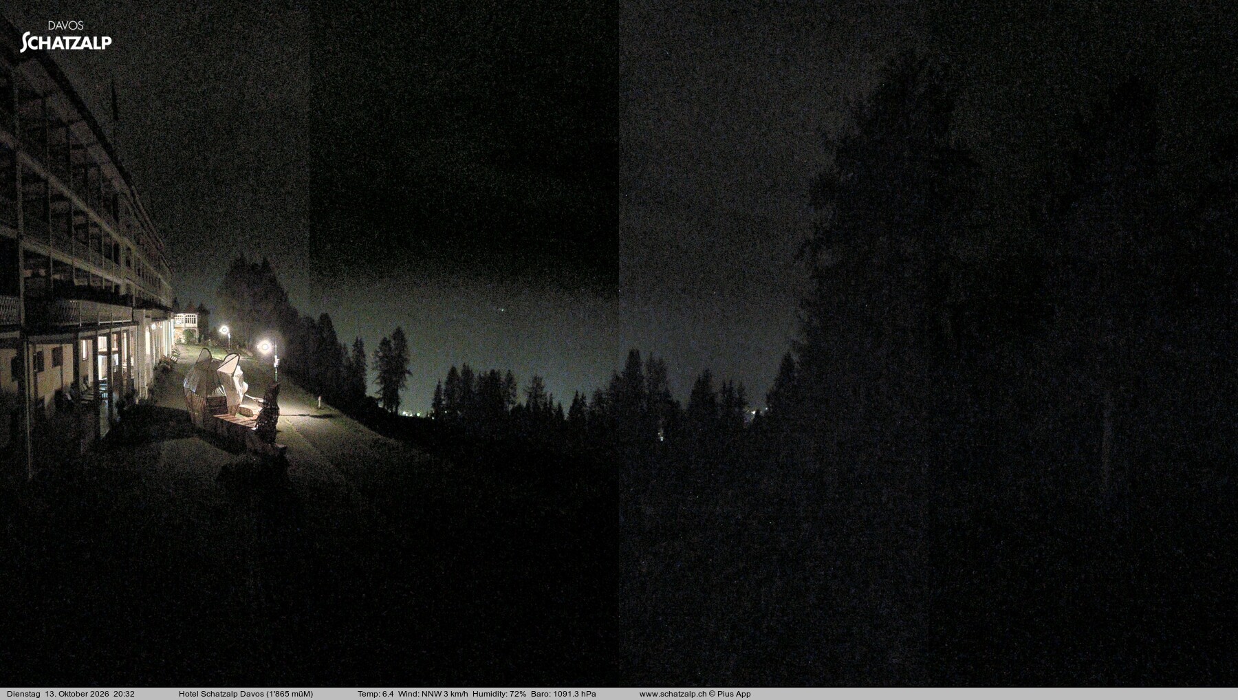 Archiv Foto Webcam Hotel Schatzalp, Davos
