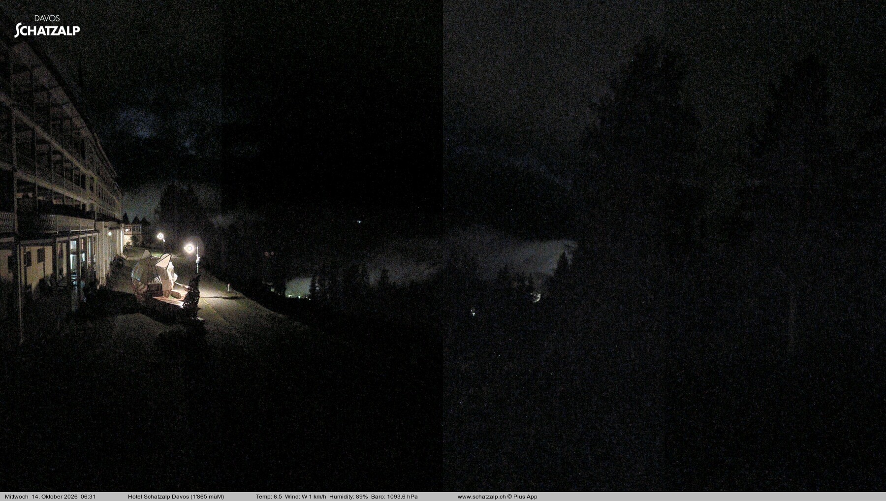 Archiv Foto Webcam Hotel Schatzalp, Davos