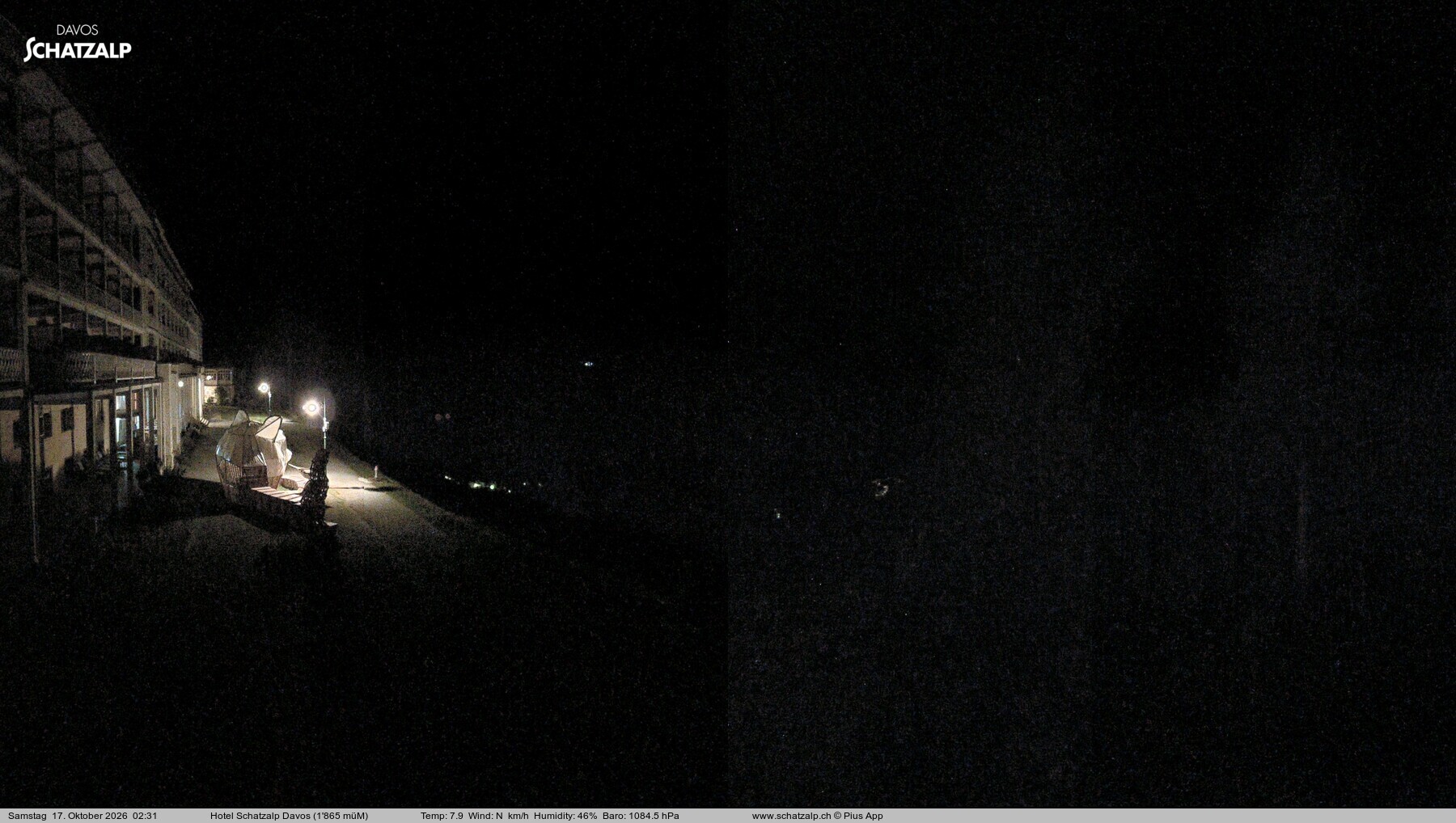 Archiv Foto Webcam Hotel Schatzalp, Davos