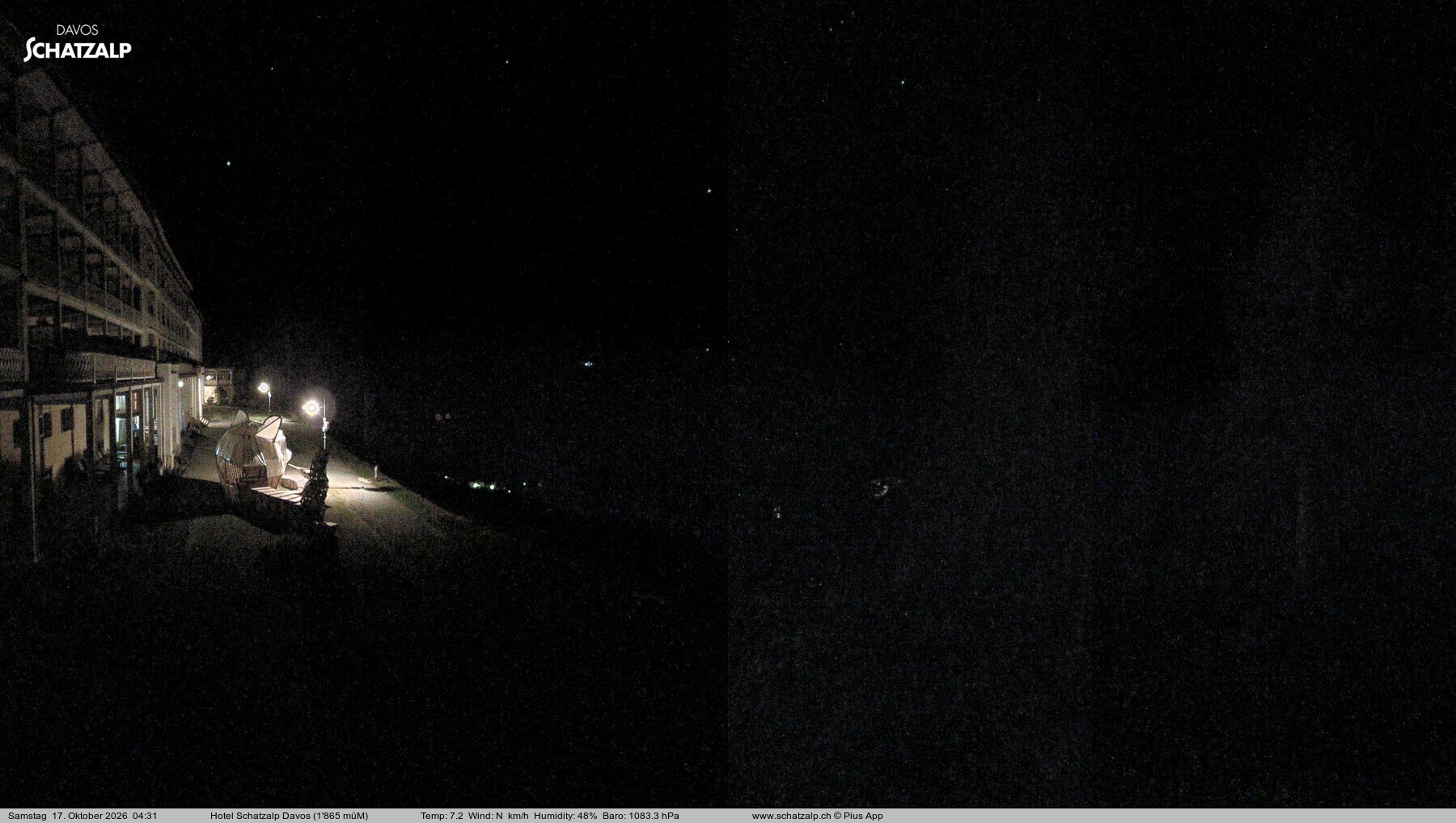 Archiv Foto Webcam Hotel Schatzalp, Davos