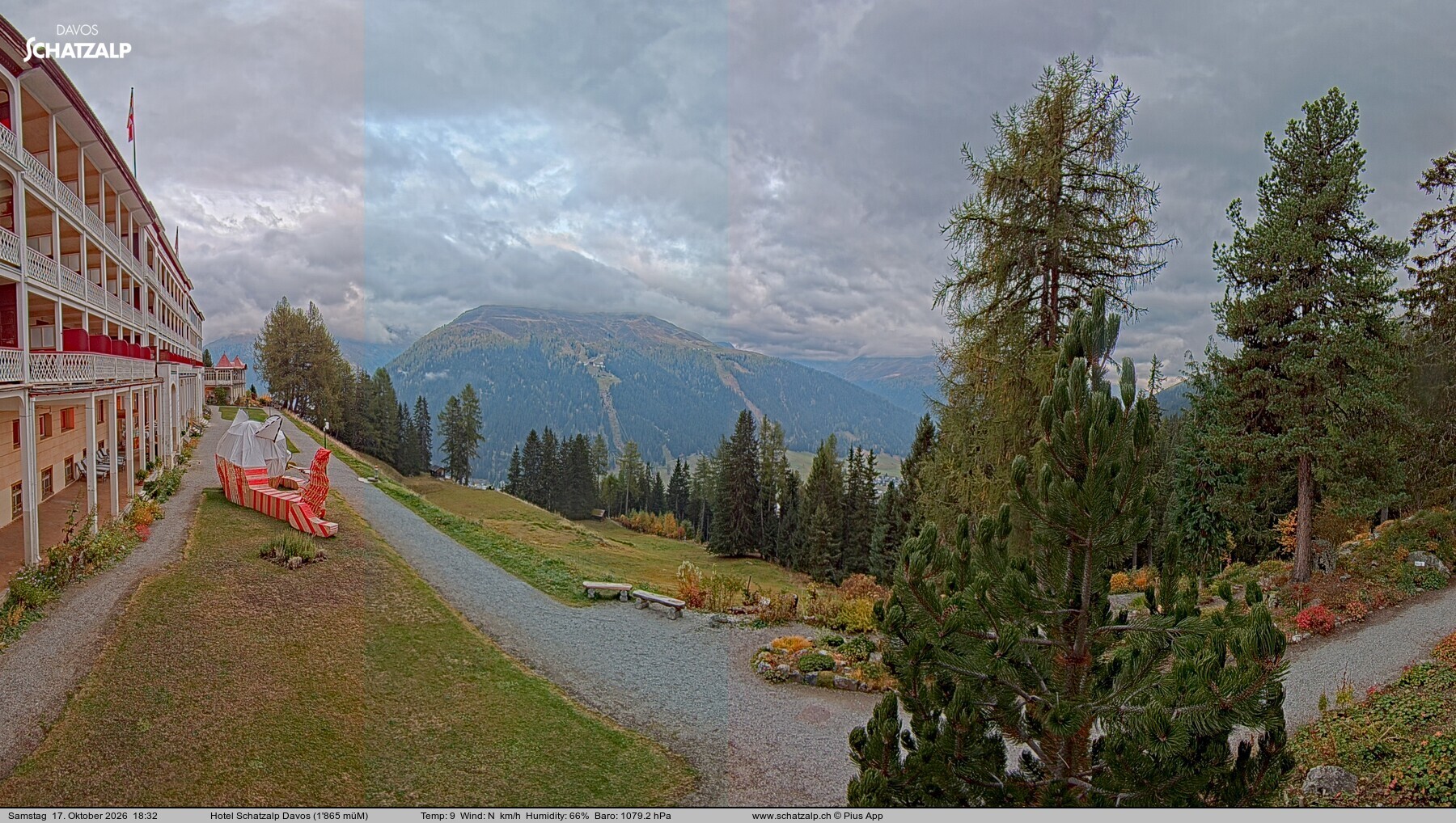 Archiv Foto Webcam Hotel Schatzalp, Davos